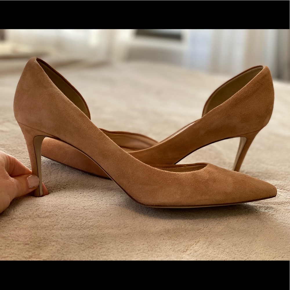 J Crew Suede 3” stiletto heels / pumps